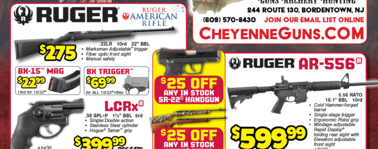 4 page Digital & In-Store Print Flyer Cheyenne Mountain Outfitter